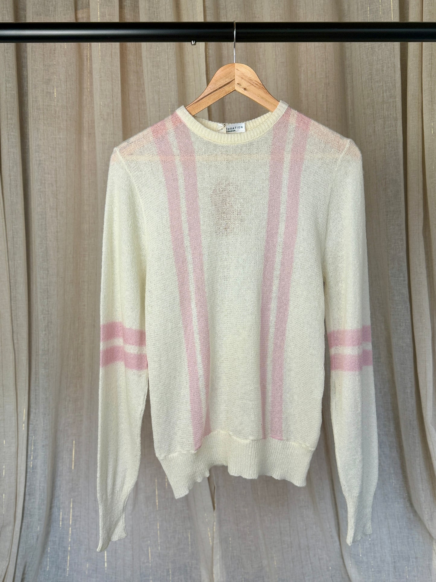 KNITTED STRIPE COURTNEY JUMPER - UK 10/12