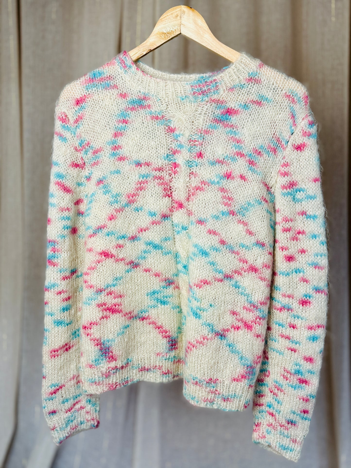 HAND KNITTED APRIL JUMPER - UK 8 - 14