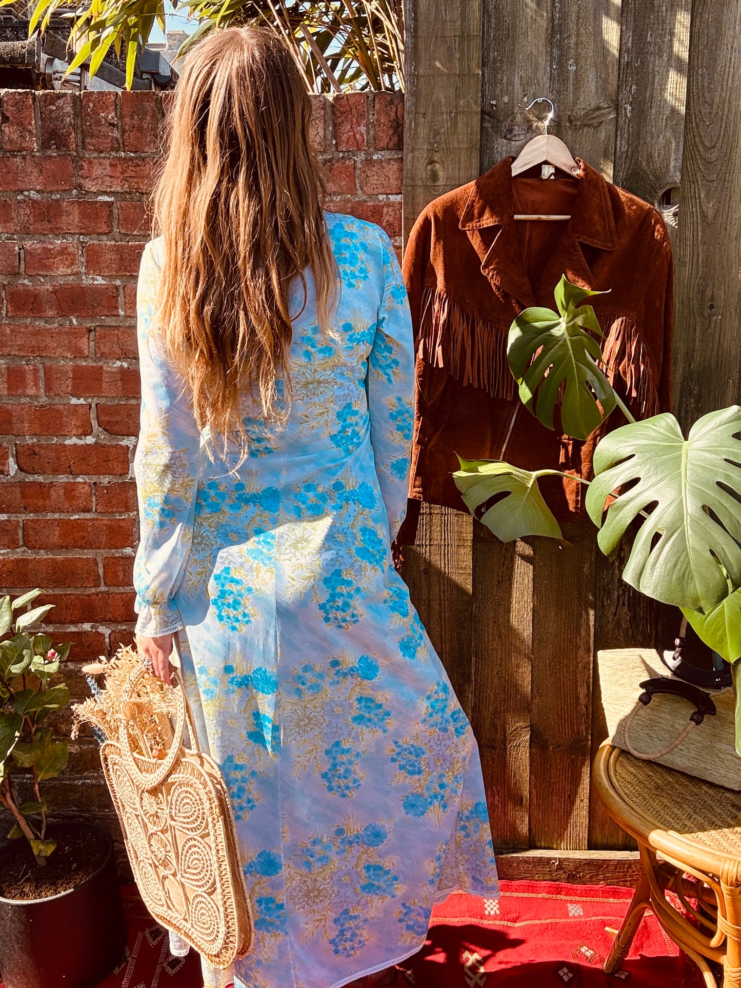 FLORAL JEMIMA 70'S DRESS - UK 10/12
