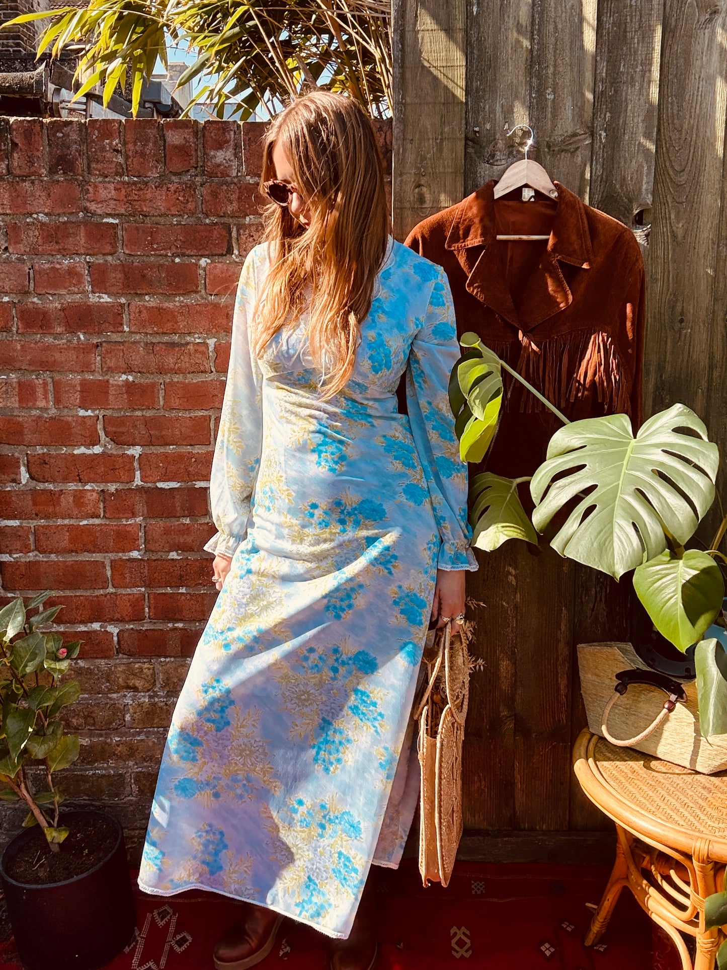 FLORAL JEMIMA 70'S DRESS - UK 10/12