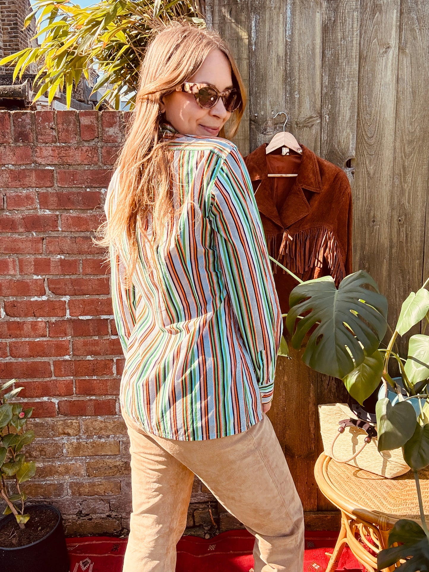 STRIPE ISLA 70'S SHIRT UK - 8-12