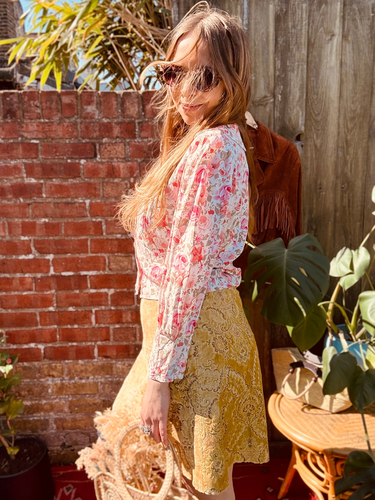 FLORAL SOPHIA SHIRT - UK 8-10