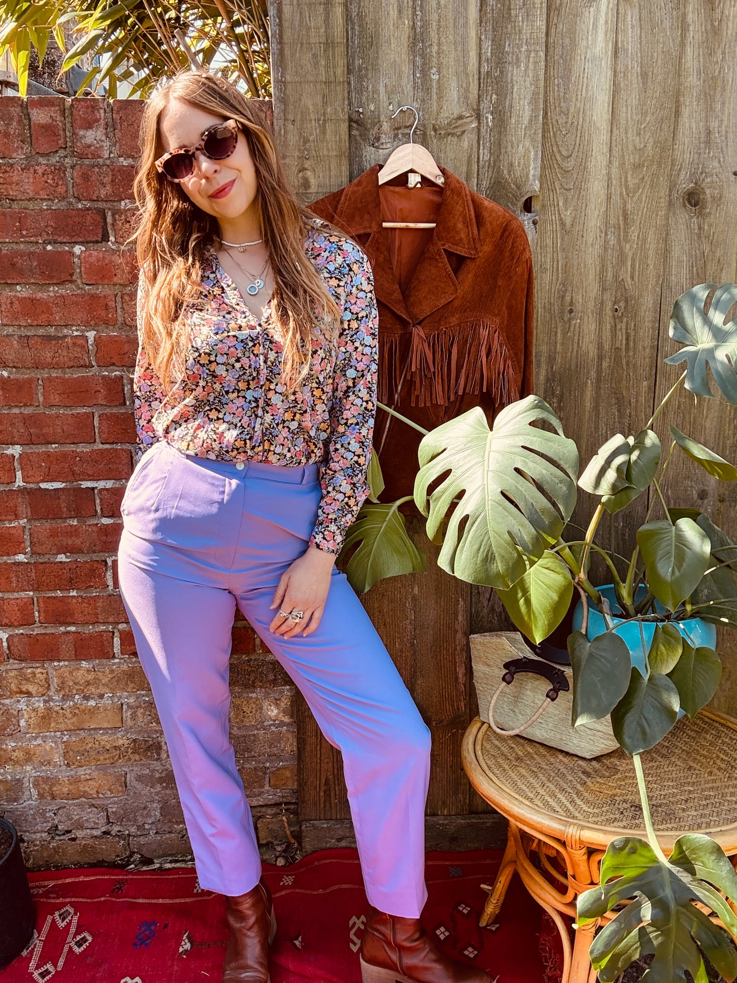 LILAC STEVIE PANTS - UK 10