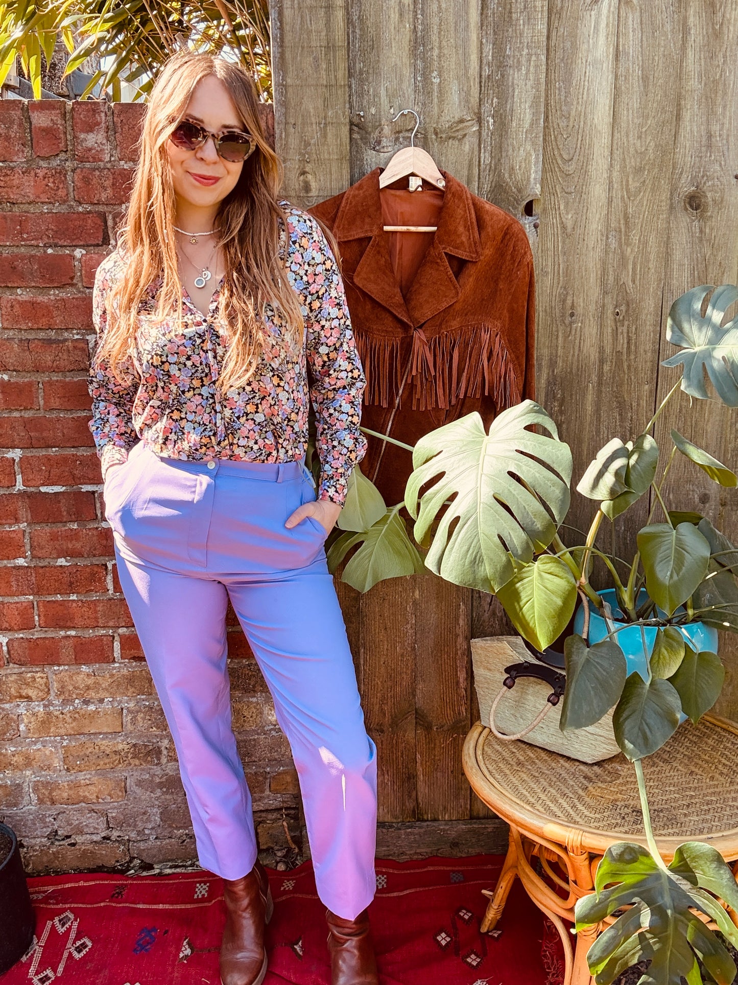 LILAC STEVIE PANTS - UK 10