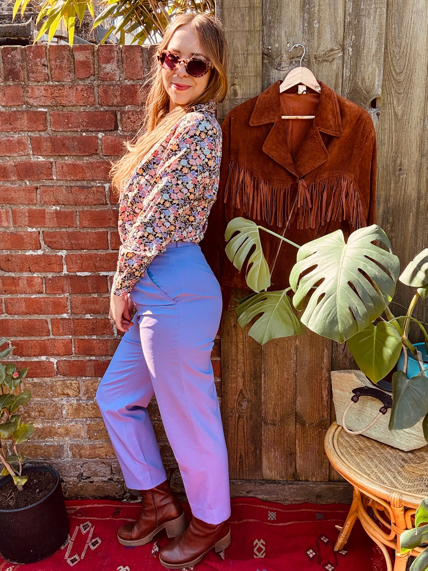 LILAC STEVIE PANTS - UK 10