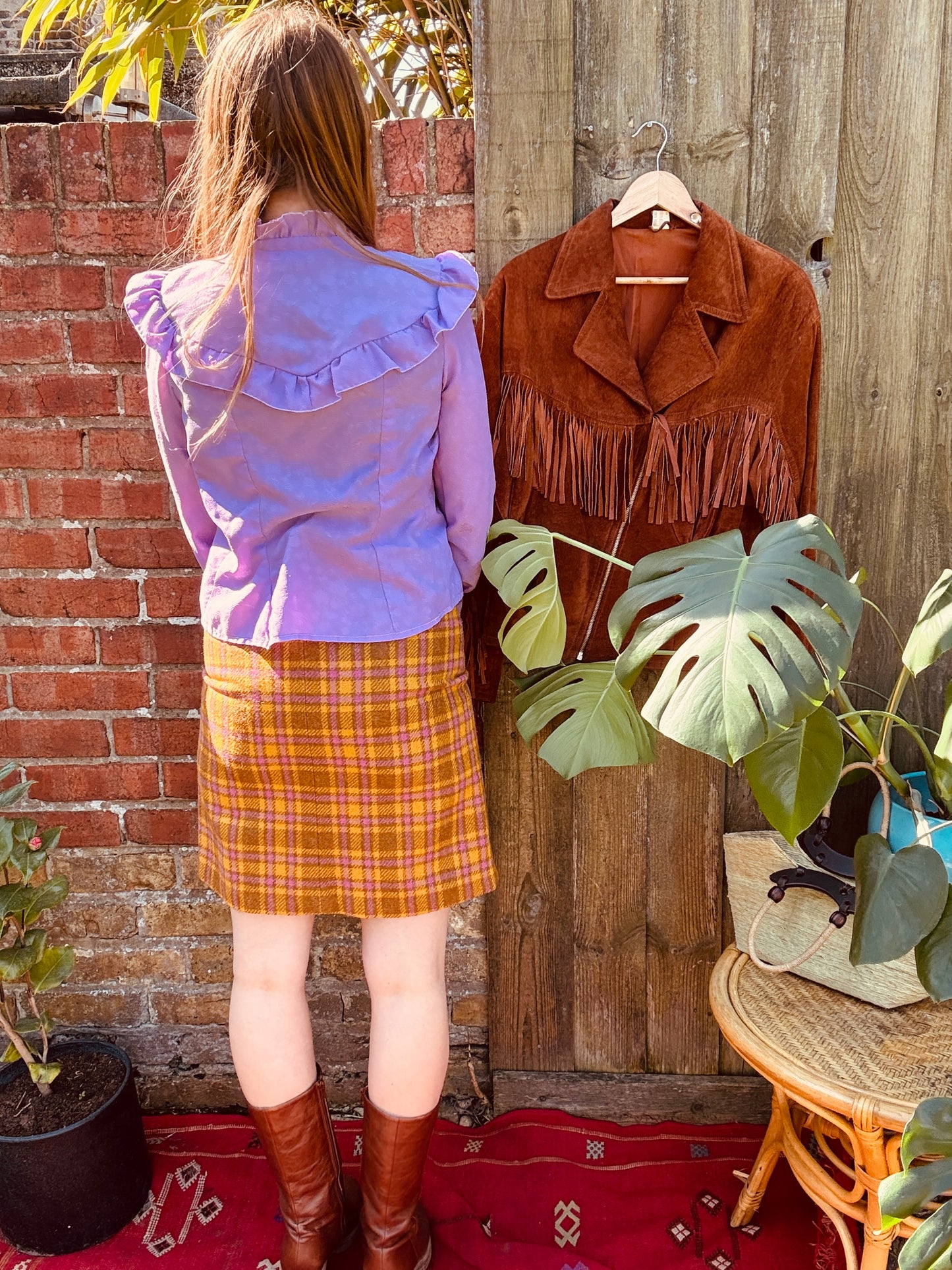 MAYLE WOOL SKIRT - UK 8/10