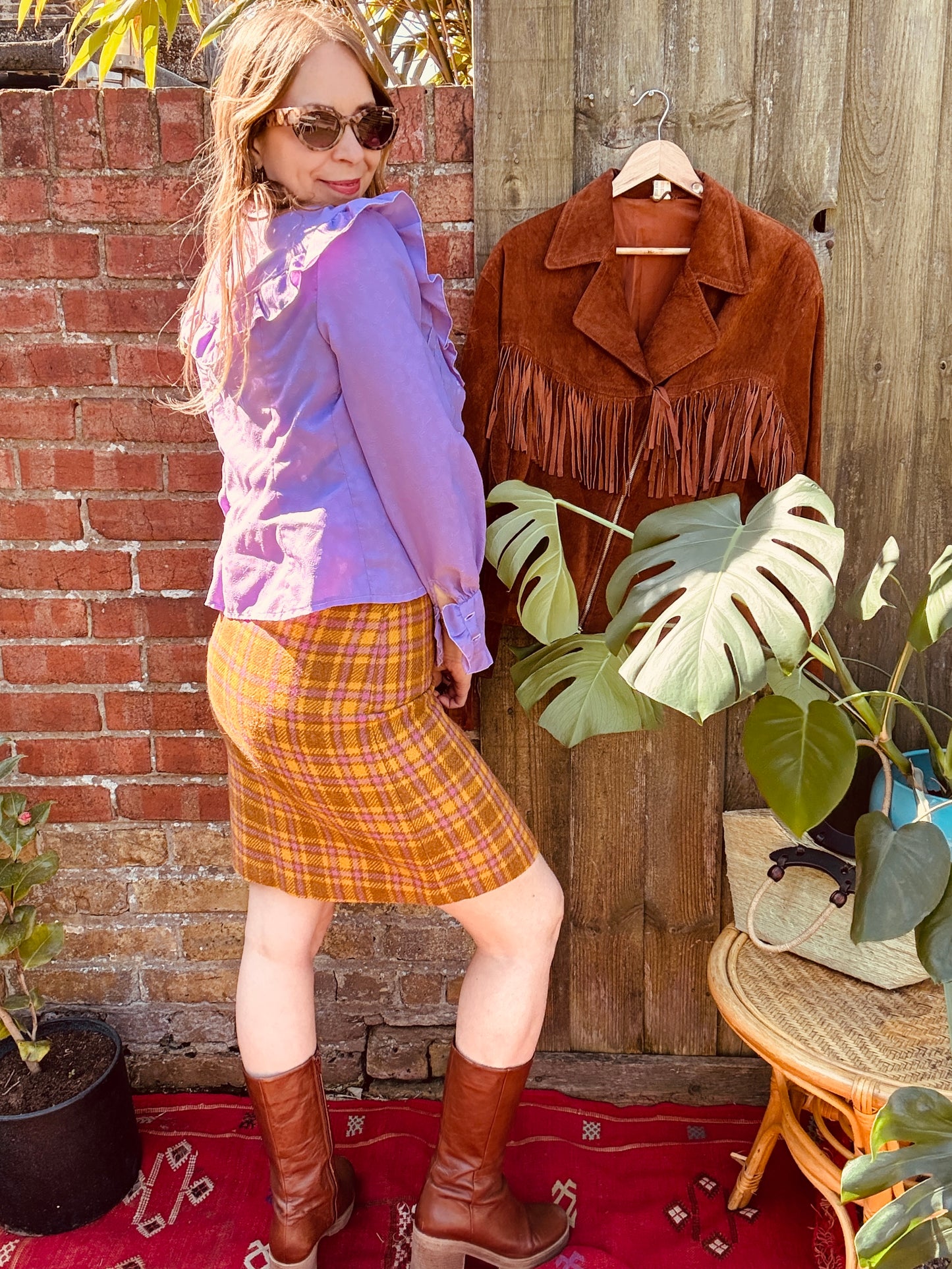 MAYLE WOOL SKIRT - UK 8/10