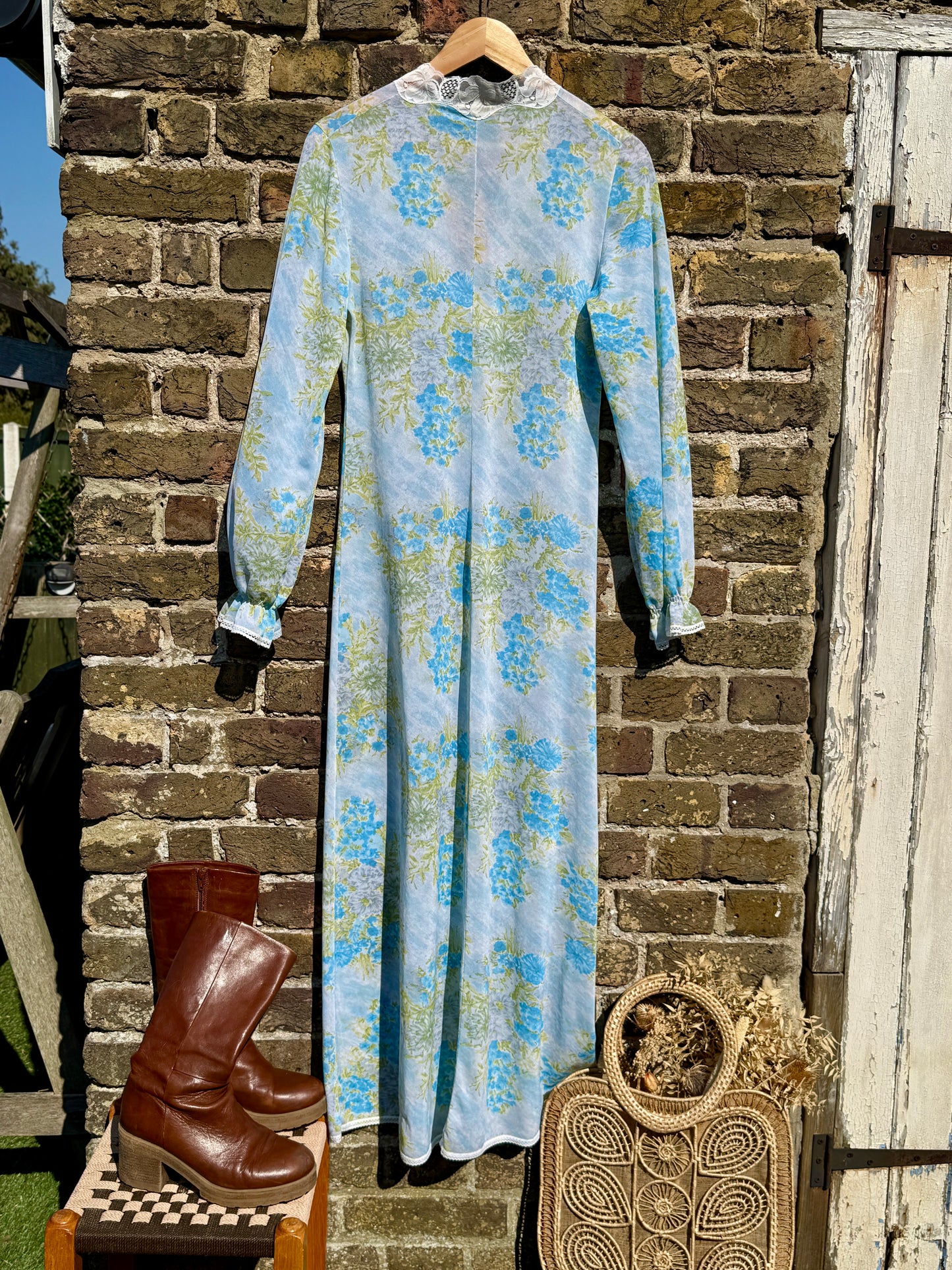 FLORAL JEMIMA 70'S DRESS - UK 10/12