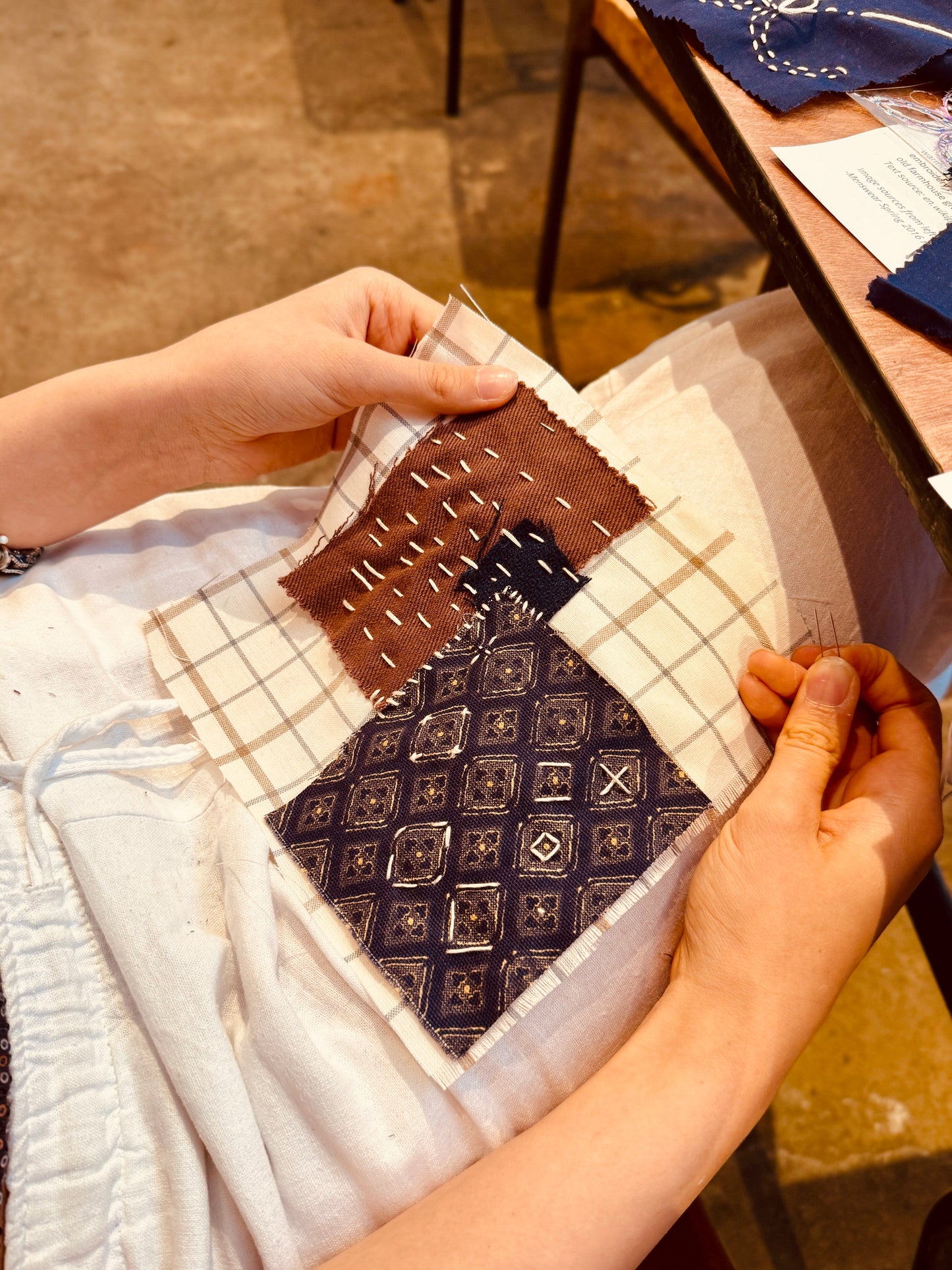 RESTORATION LONDON - SASHIKO AND BORO STITCH - MENDING WORKSHOP