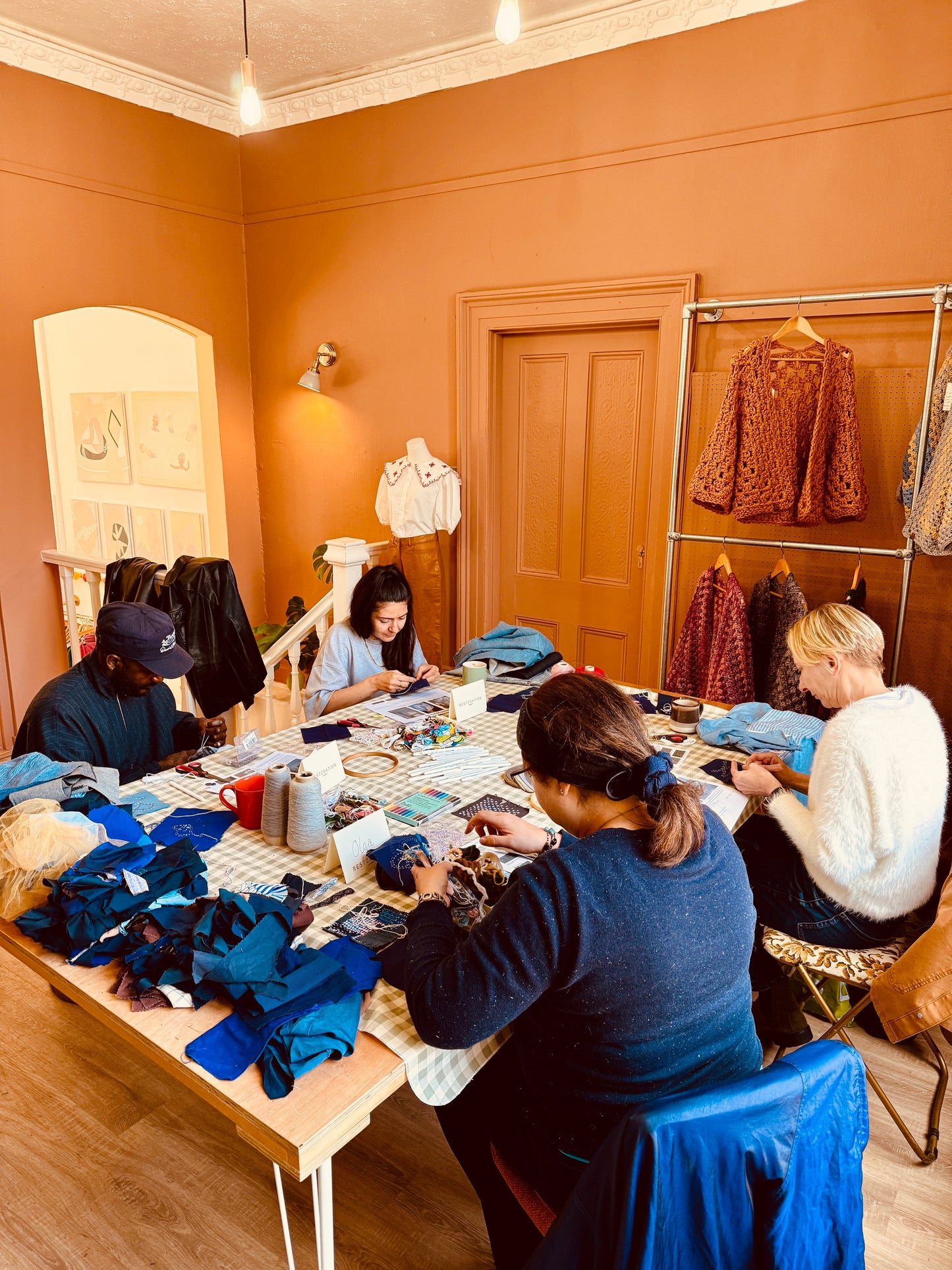 RESTORATION LONDON - SASHIKO AND BORO STITCH - MENDING WORKSHOP