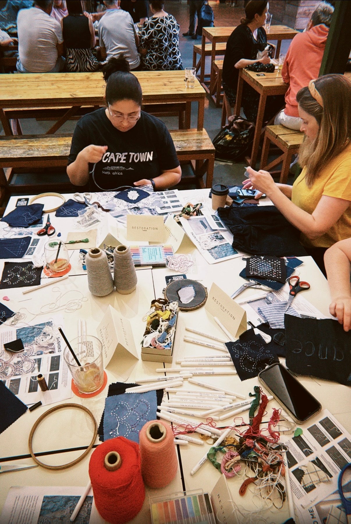RESTORATION LONDON - SASHIKO AND BORO STITCH - MENDING WORKSHOP