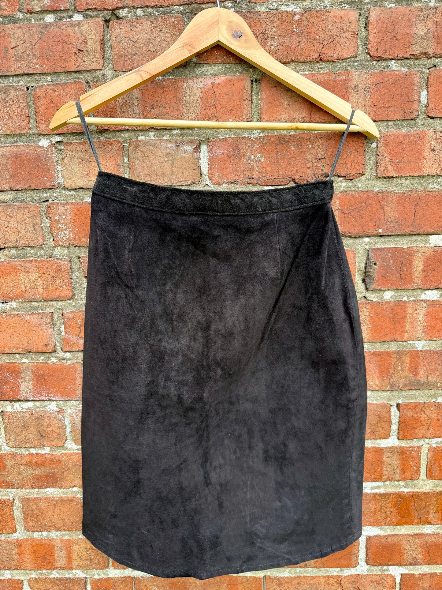 100% REAL SUEDE ROXY SKIRT - UK 8/10