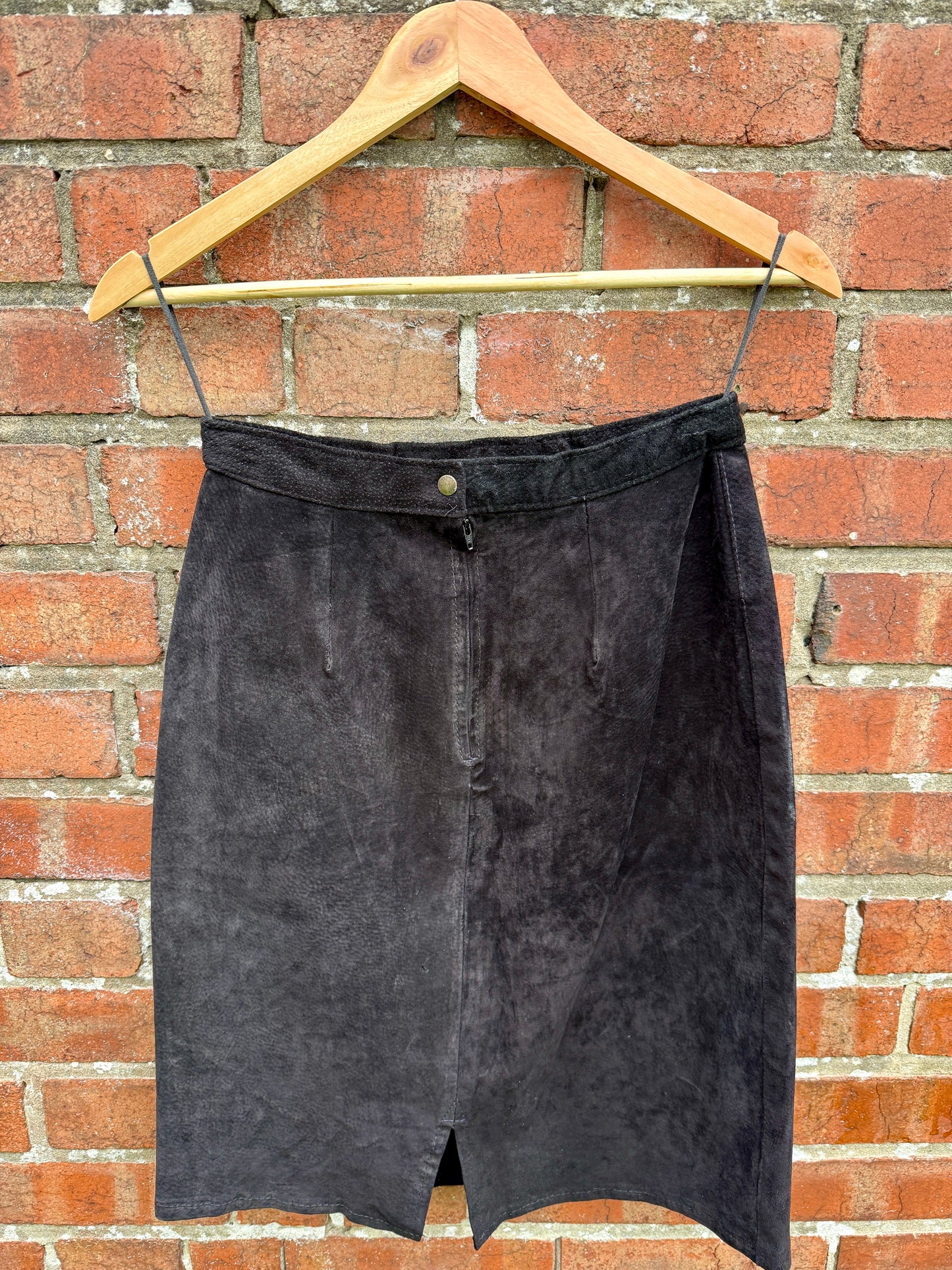100% REAL SUEDE ROXY SKIRT - UK 8/10