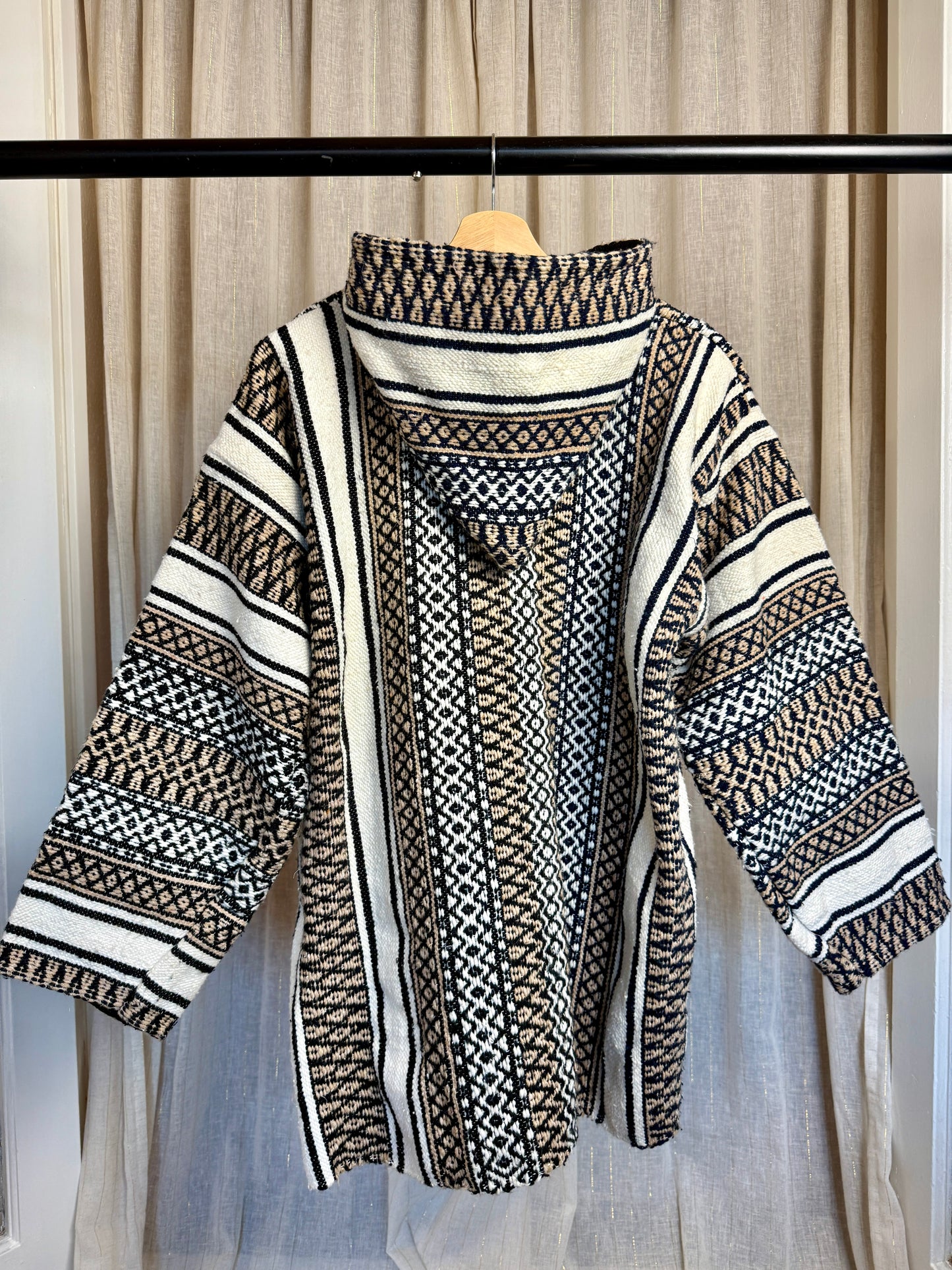 HANDMADE WOOL MOROCCAN BERBER HOODIE - UK 14-18