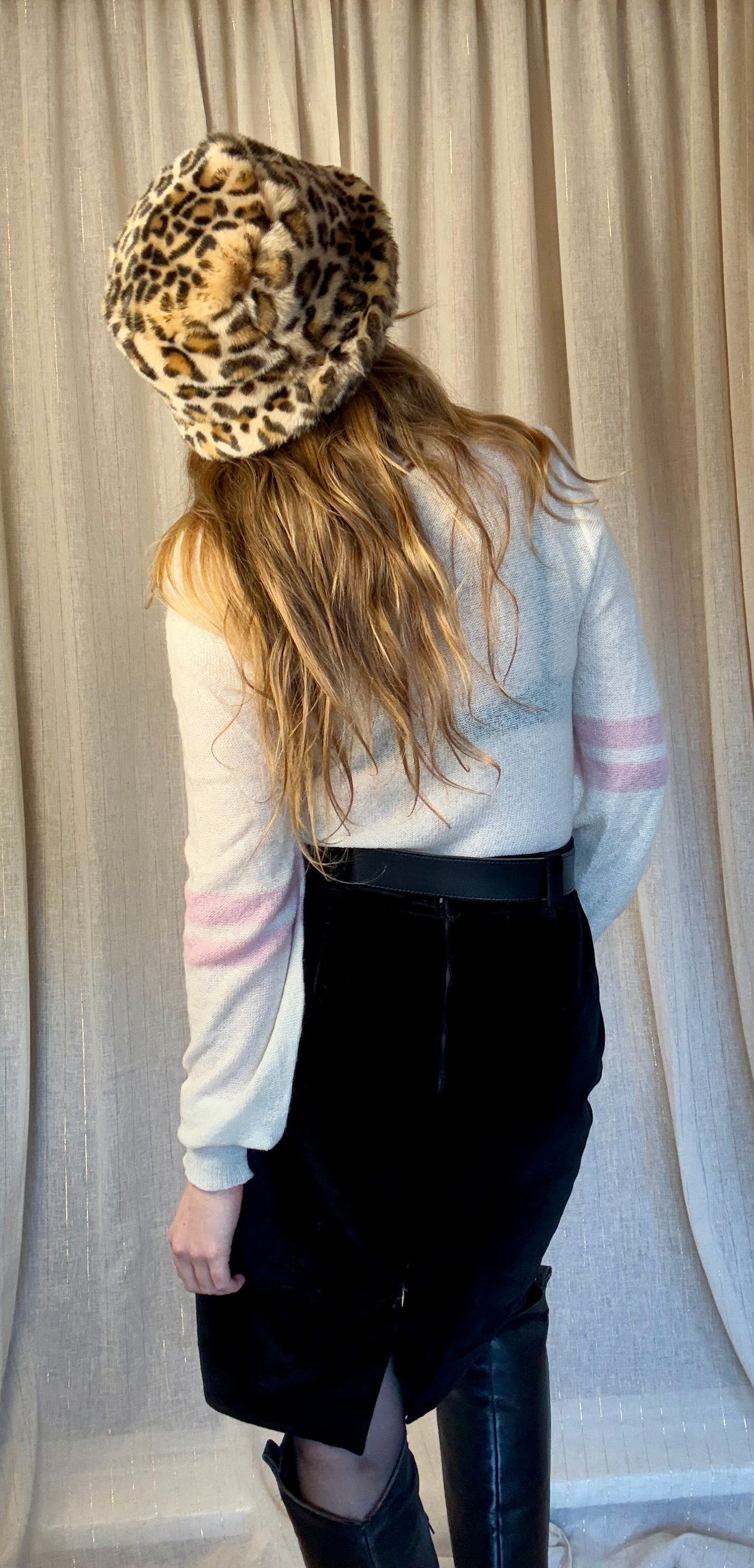 KNITTED STRIPE COURTNEY JUMPER - UK 10/12