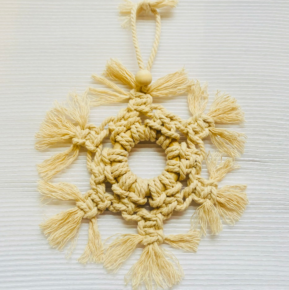 Macrame Christmas Tree Decoration Workshop (set of 4)
