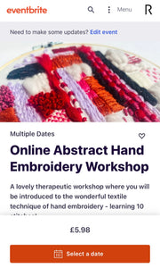 ABSTRACT EMBROIDERY KIT