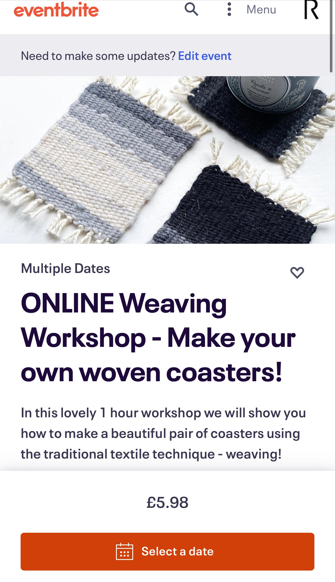 WOVEN COASTERS KIT