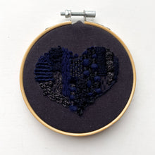 Load image into Gallery viewer, ABSTRACT EMBROIDERED HEART PATCH WORKSHOP | DONATIONS TO BLACK VISIONS COLLECTIVE