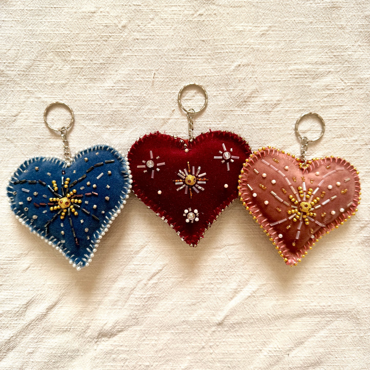 ♥️ Galentines Special ♥️ Velvet Heart Key Chain Workshop