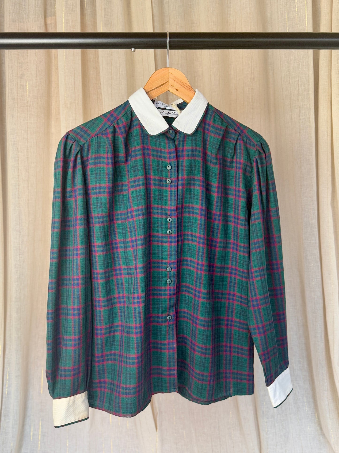 TARTAN VIVIENNE SHIRT - UK 12/14