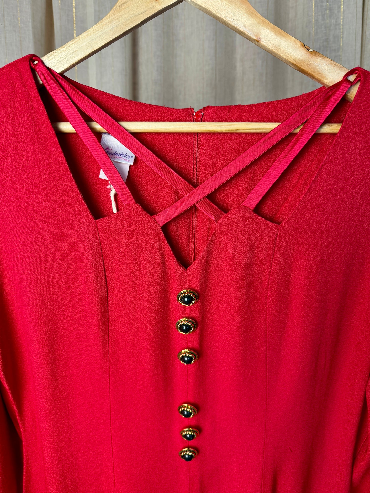 RED DIANA DRESS - UK 10/12