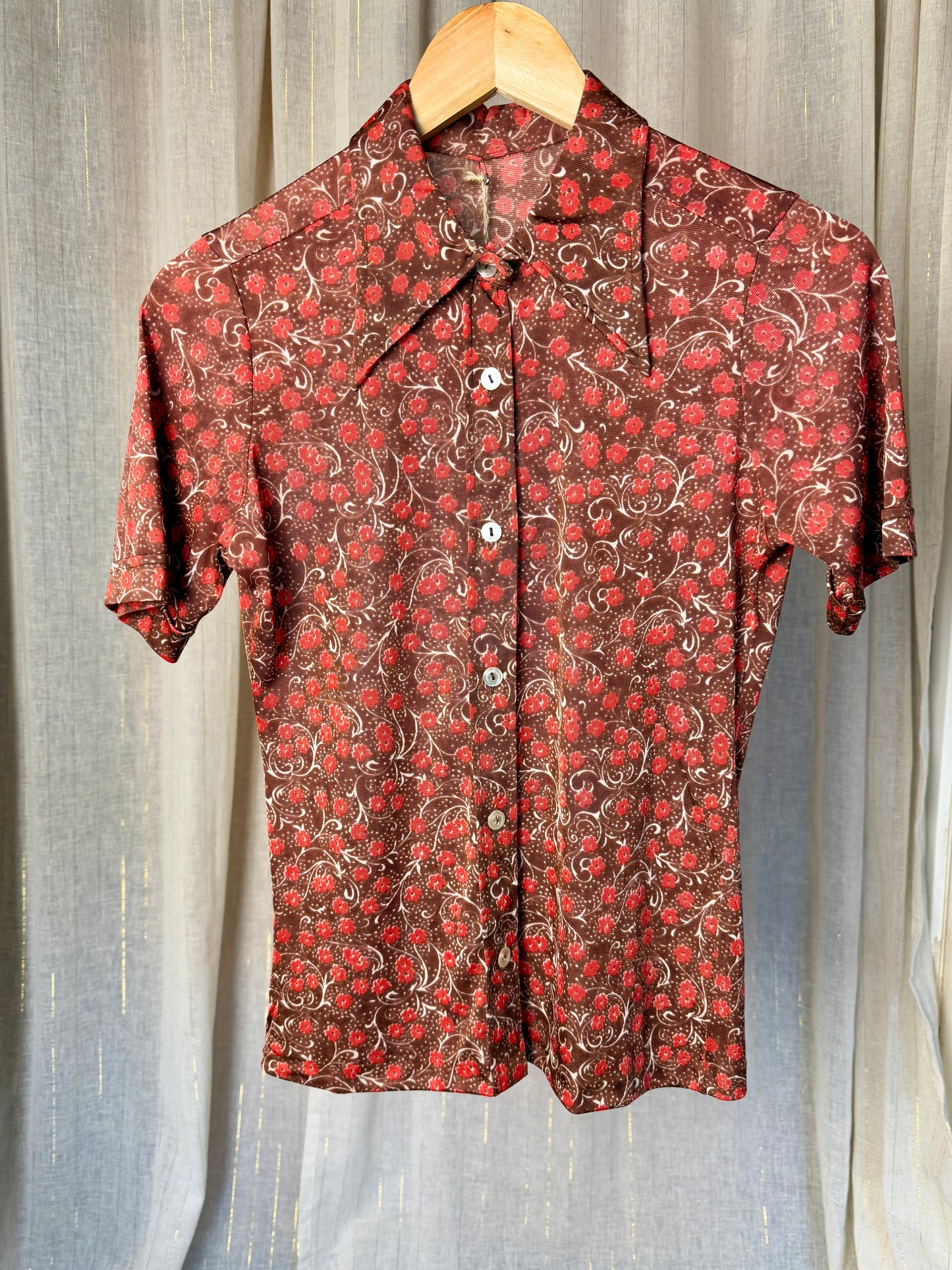 FLORAL FRANCOISE SHIRT - UK 8/10