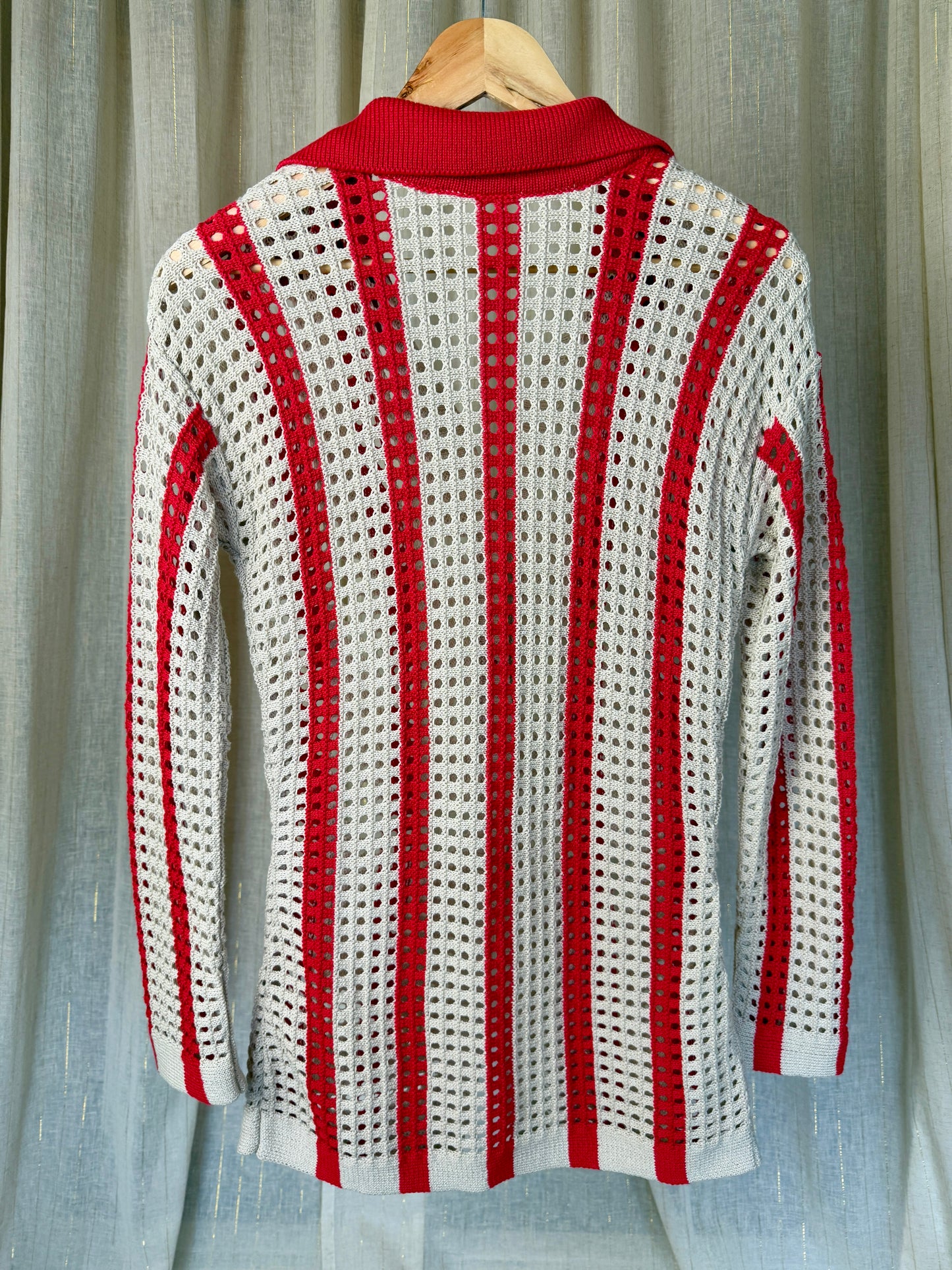 70S STRIPE CARDIGAN - UK 8