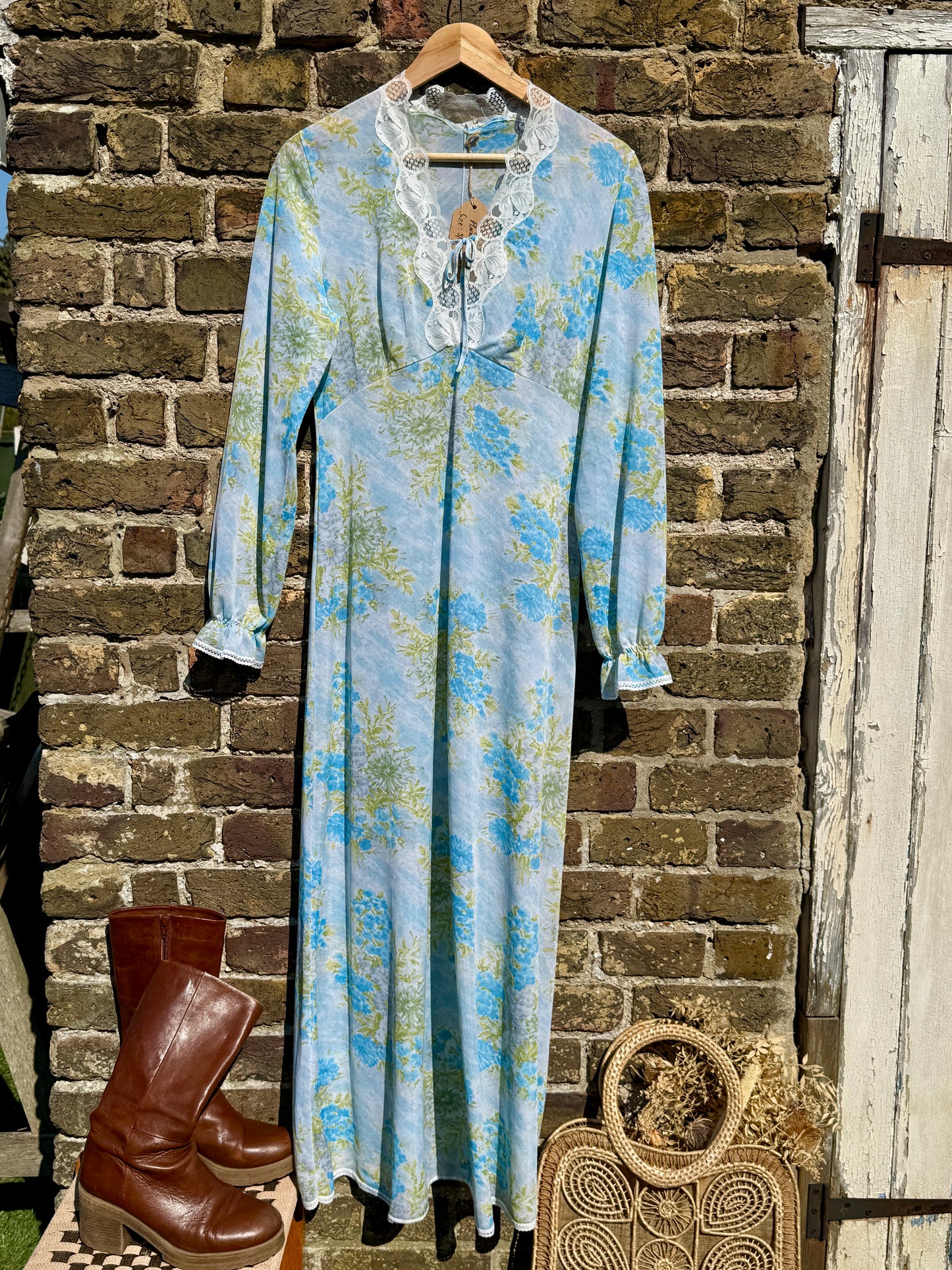 FLORAL JEMIMA 70'S DRESS - UK 10/12