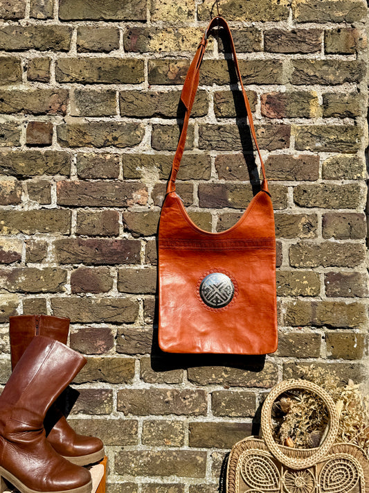 100% REAL LEATHER MOROCCAN BOHO BAG