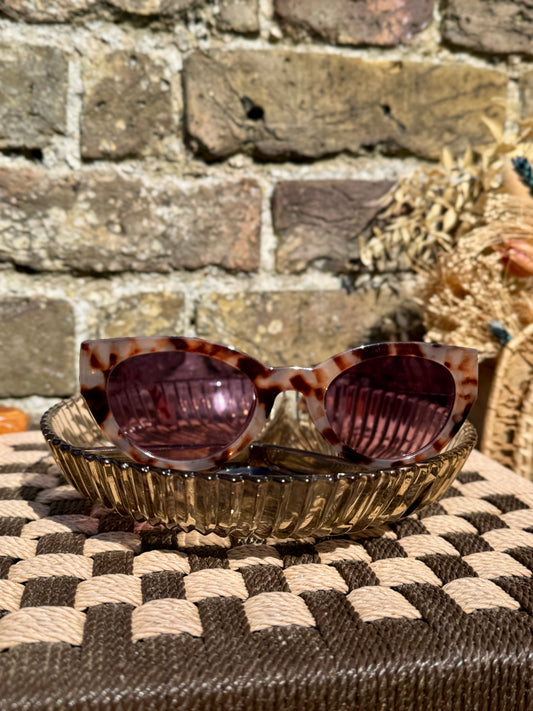 CAT EYE TOFFEE SHADE SUNGLASSES