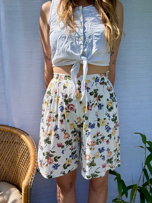 FLORAL EDEN CULOTTE SHORTS - UK 8-12