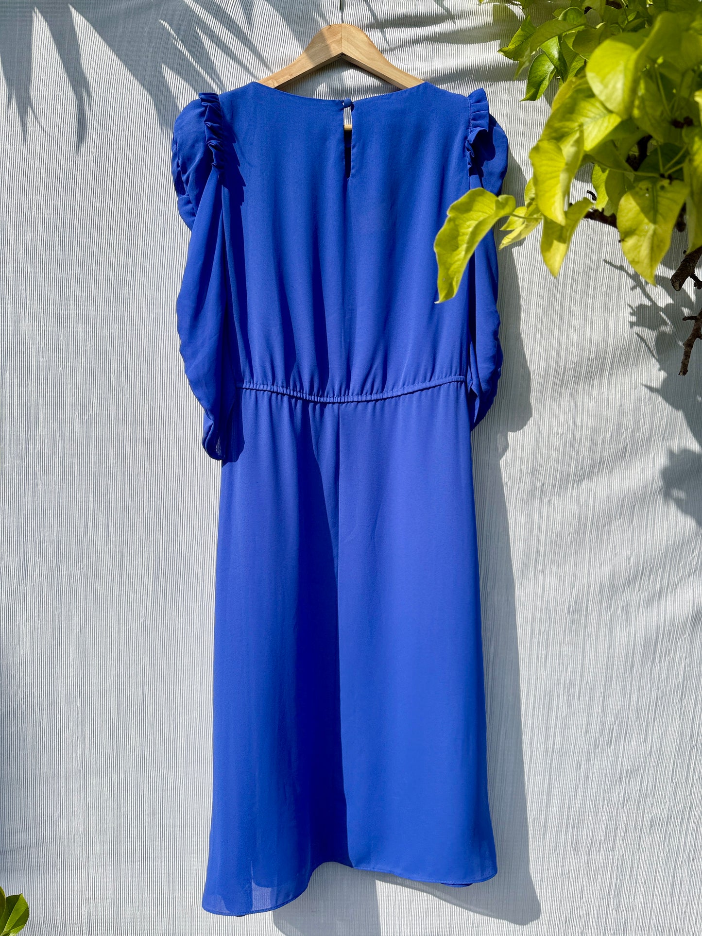 80s BLUE LUNA DRESS - UK 10/12
