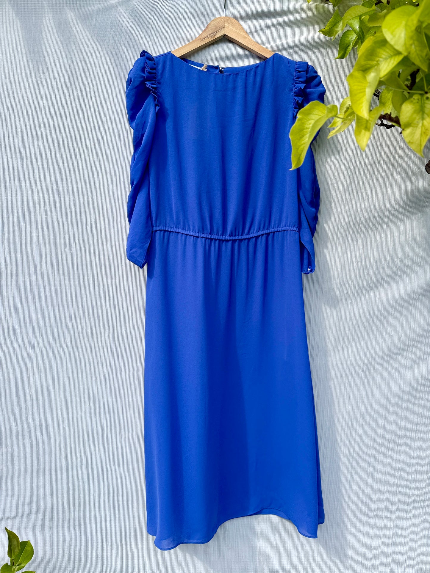80s BLUE LUNA DRESS - UK 10/12