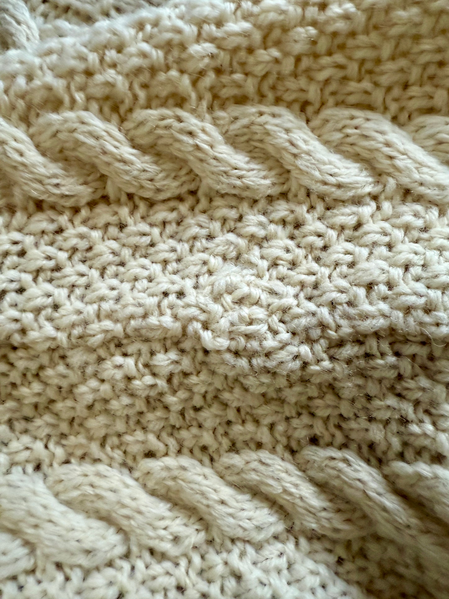 HAND KNITTED WOOL CALI VEST - UK 12/14