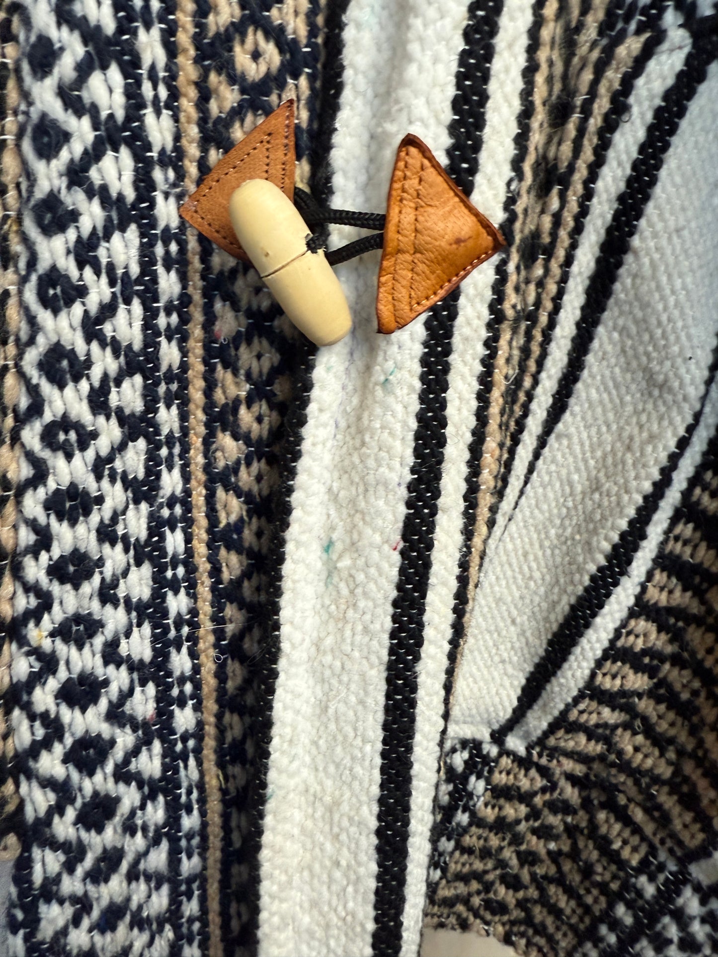 HANDMADE WOOL MOROCCAN BERBER HOODIE - UK 14-18