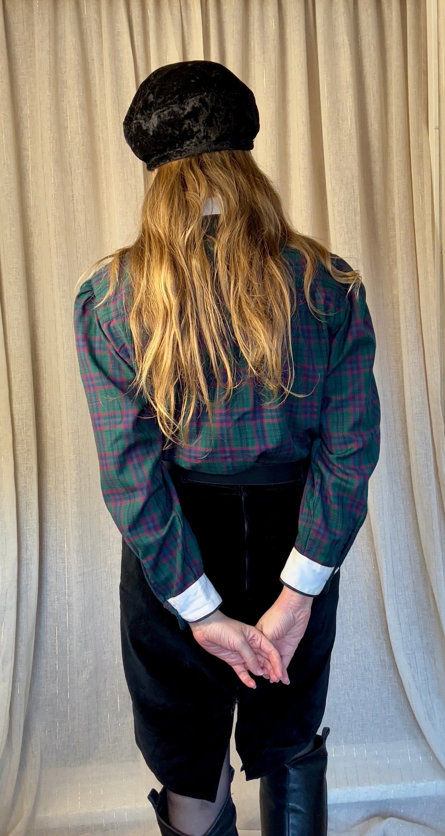 TARTAN VIVIENNE SHIRT - UK 12/14