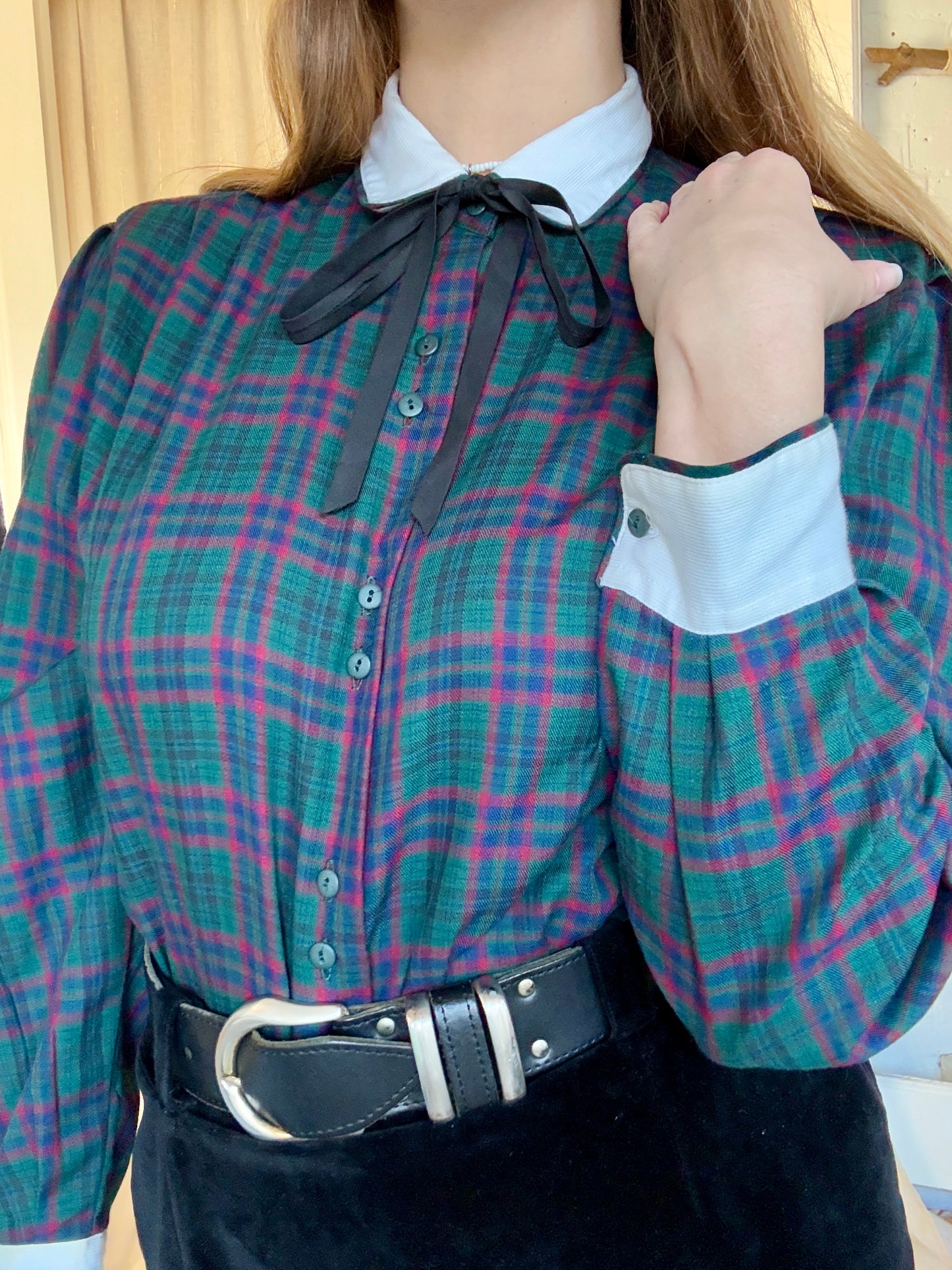 TARTAN VIVIENNE SHIRT - UK 12/14