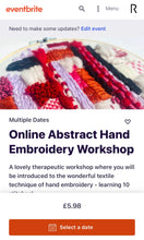 Load image into Gallery viewer, ABSTRACT EMBROIDERY KIT